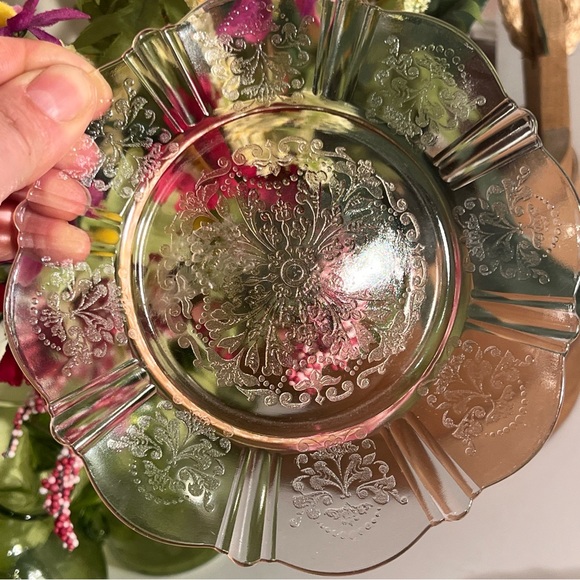 6 MacBeth-Evans Pink American Sweetheart 6” Bread & Butter Plates Depression - Picture 12 of 12